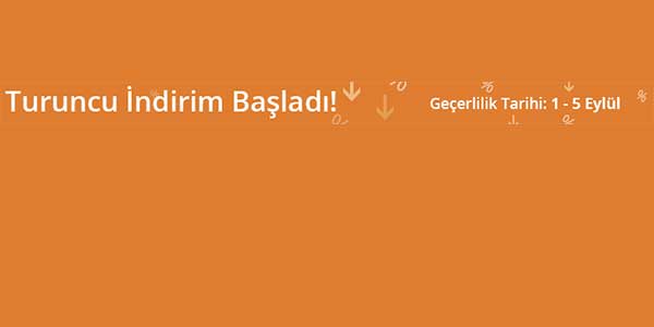 Teknosa turuncu indirim kataloğu 1-5 Eylül 2016