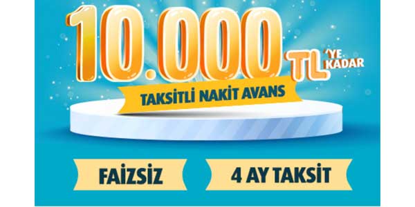 Vakıfbank faizsiz 10.000 taksitli nakit kampanyası 2024